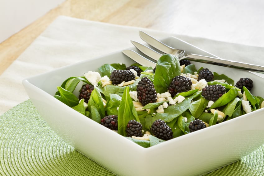 Spinach salad