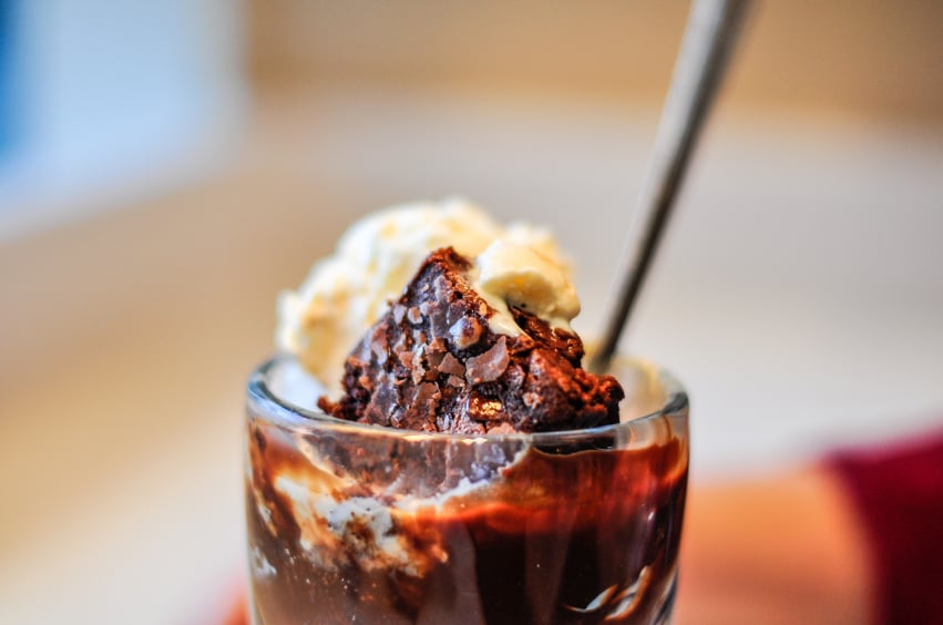 Brownie Ice Cream Sundae