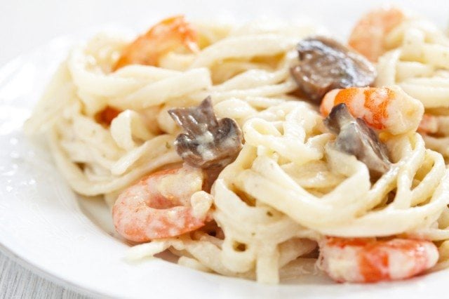 Shrimp stroganoff