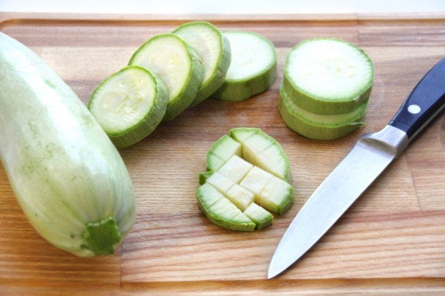 Cutting Zucchini
