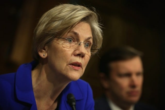 Elizabeth Warren speaking