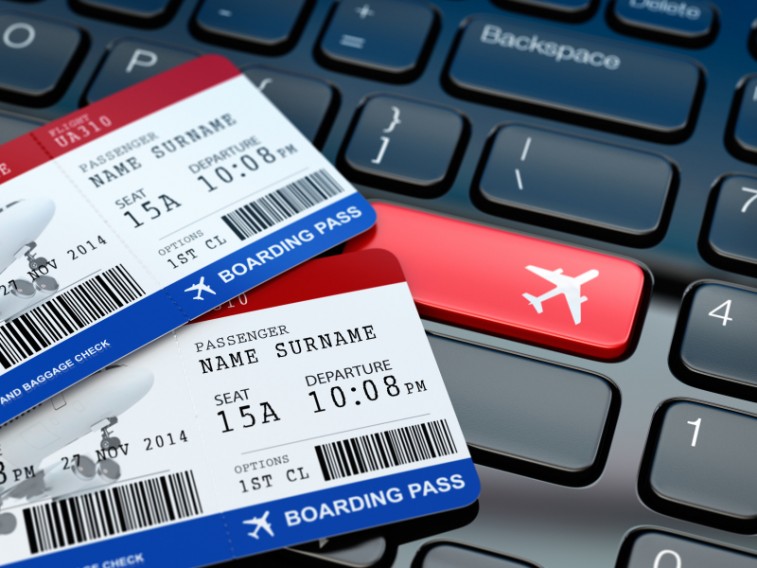 Online ticket booking, boarding pass, travel