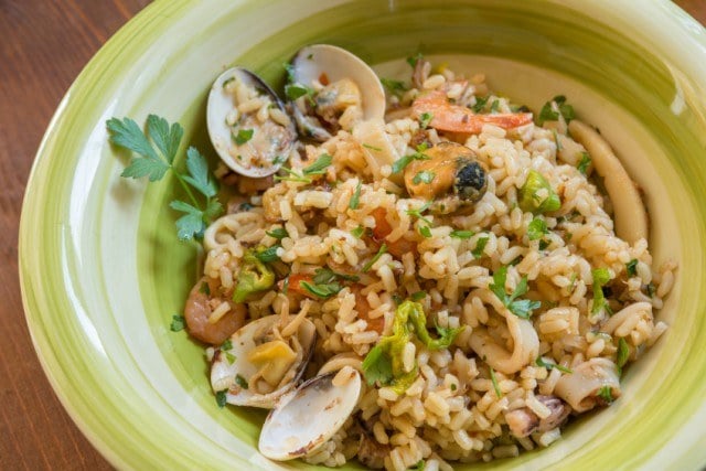 seafood risotto