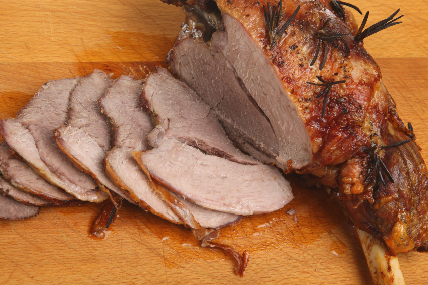 roasted lamb