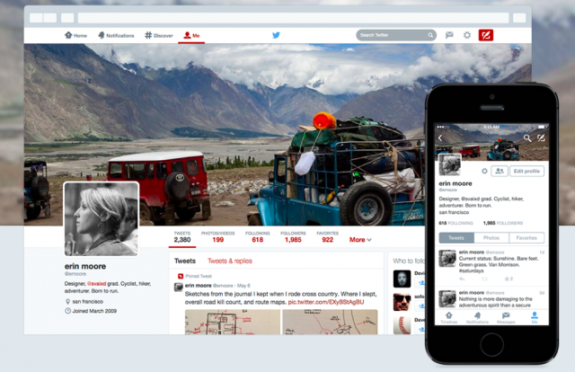 Twitter profile