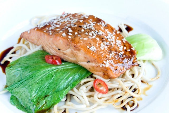 Sesame crusted salmon