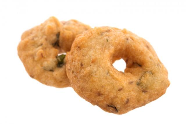 Savory cream cheese and herb doughnuts