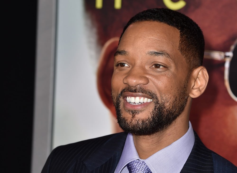 Actor Will Smith smiling