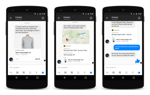 Facebook Businesses on Messenger