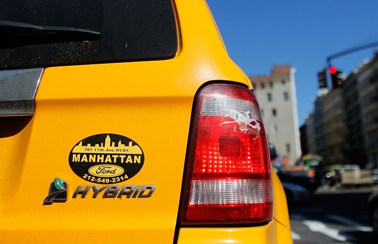 NYC hybrid taxi