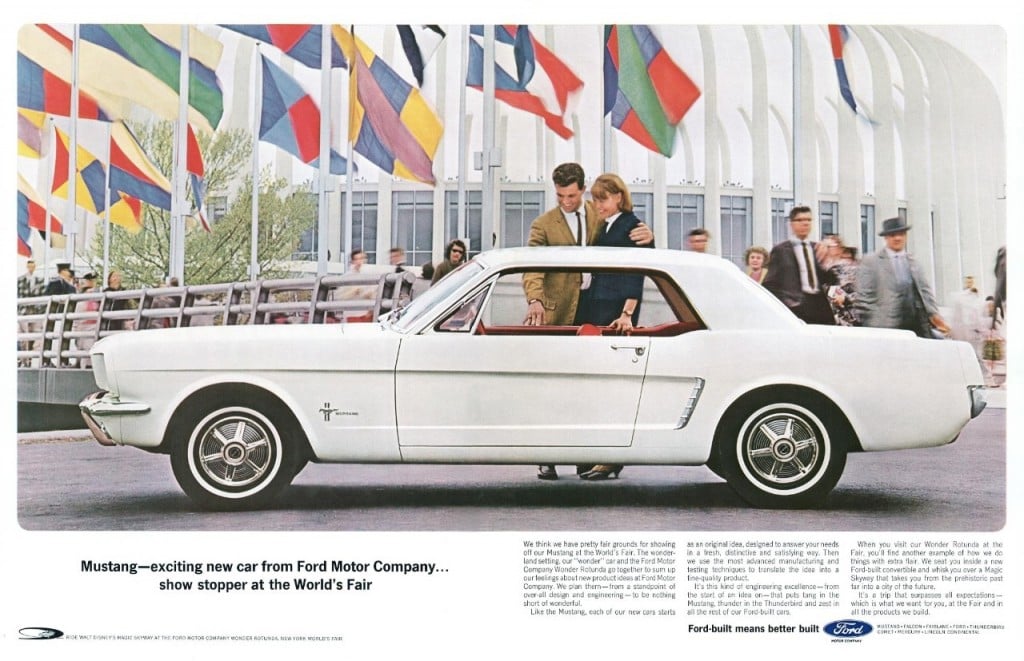1965 Ford Mustang advertisement