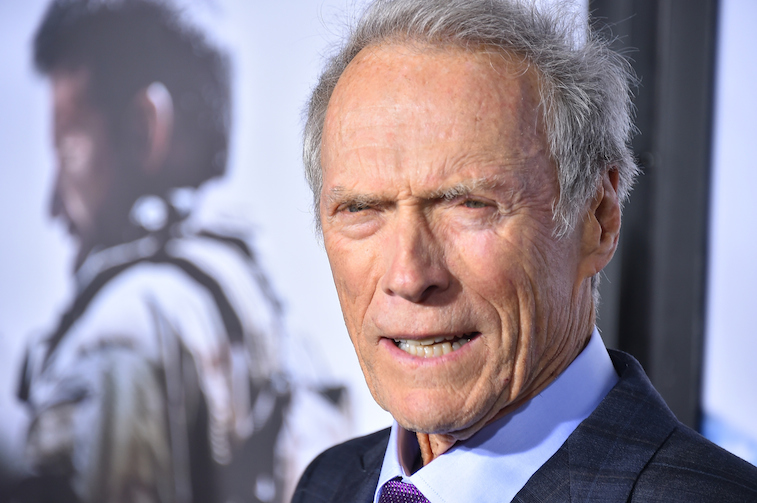 Clint Eastwood glares at the camera.