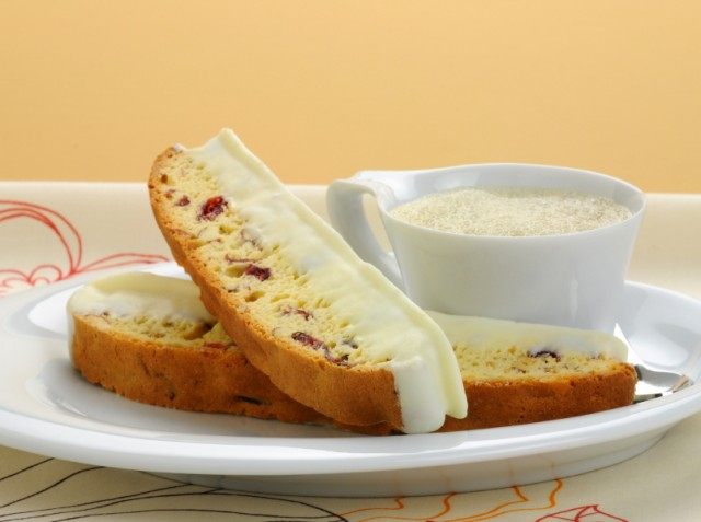 Cranberry Biscotti is an italian dessert