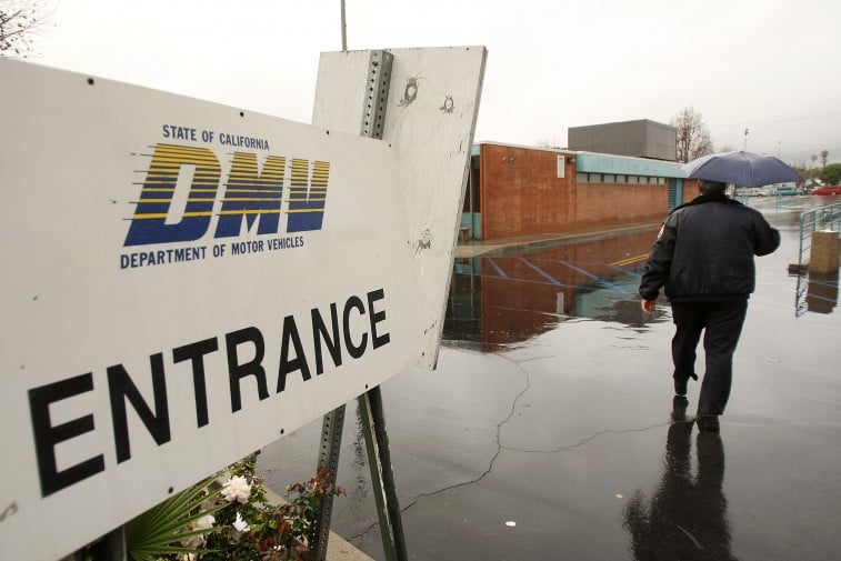 DMV entrance
