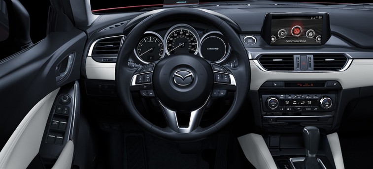 Mazda steering wheel