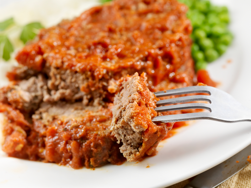 Meatloaf, Tomato Sauce