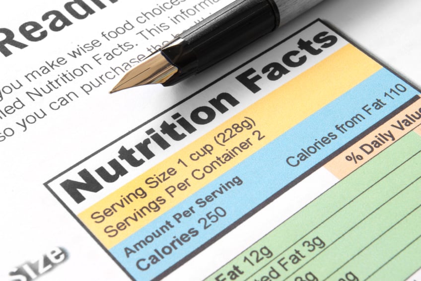nutrition facts