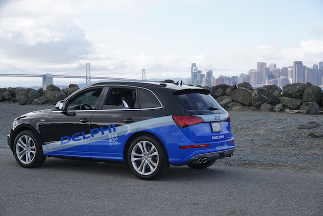 Delphi Drive autonomous car