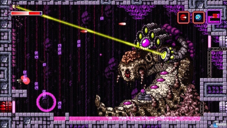 A metroidvania with big bosses.