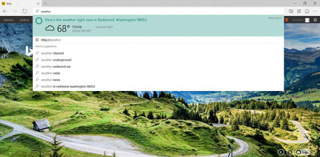 Microsoft Project Spartan Windows 10 Technical Preview