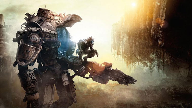 A titan from the first-person shooter Titanfall. A titan from the first-person shooter Titanfall.