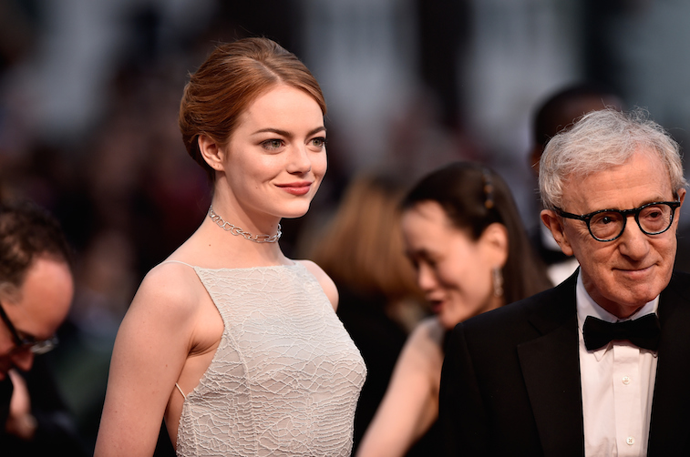 Emma Stone and Woody Allen