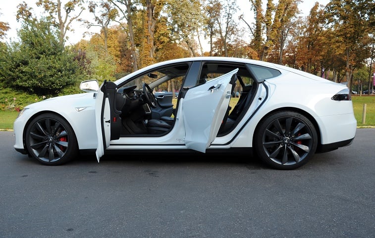 FRANCE - AUTO - SHOW-PREVIEW-TESLA
