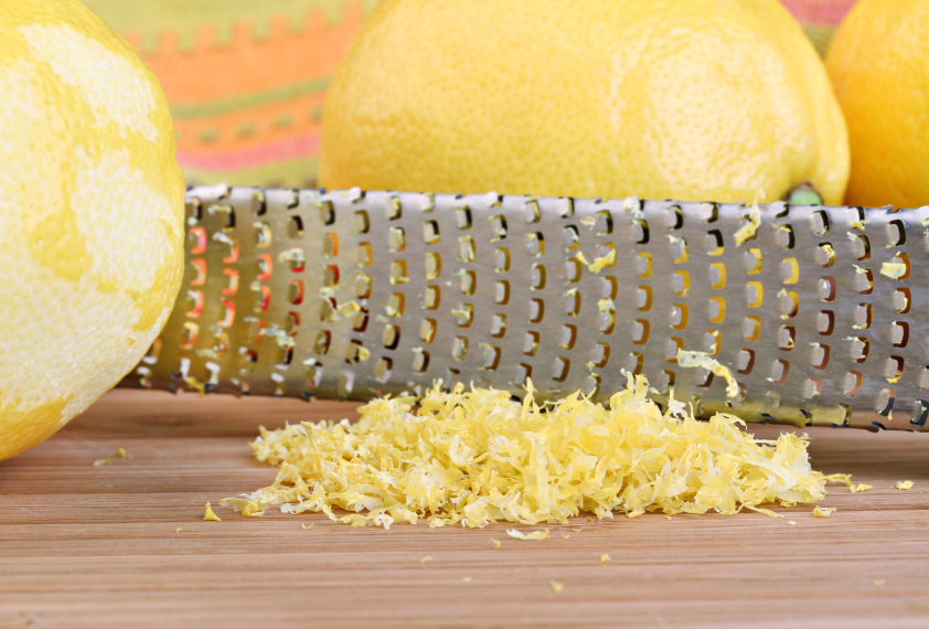 lemon, zest
