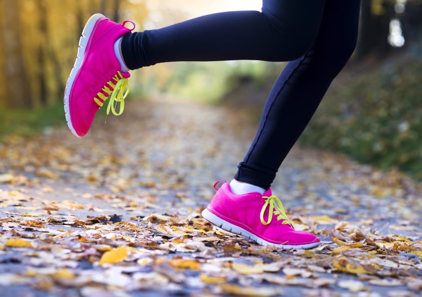 neon shoes, runner