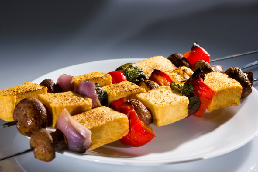 vegetarian, kebab