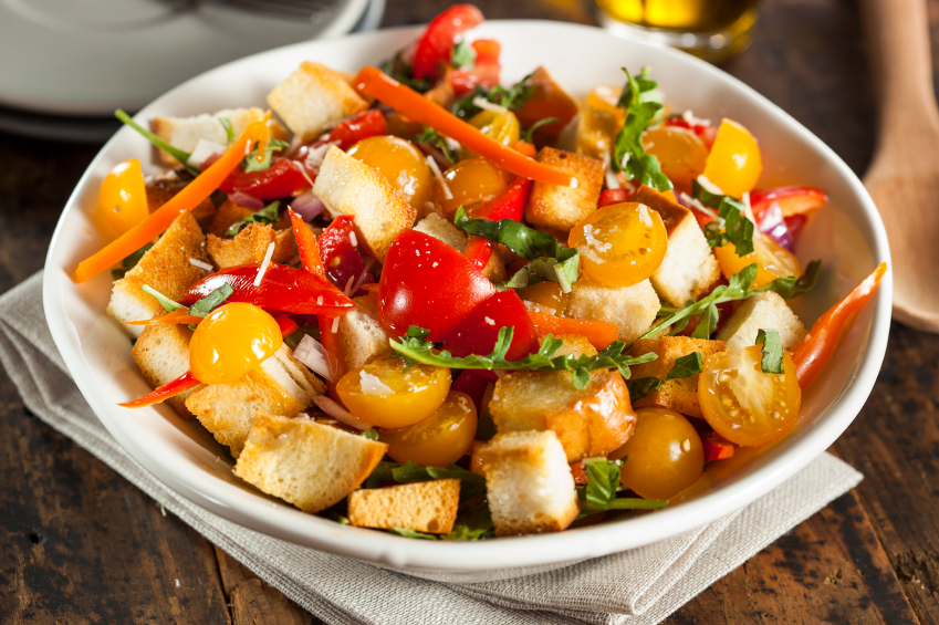 bowl of panzanella