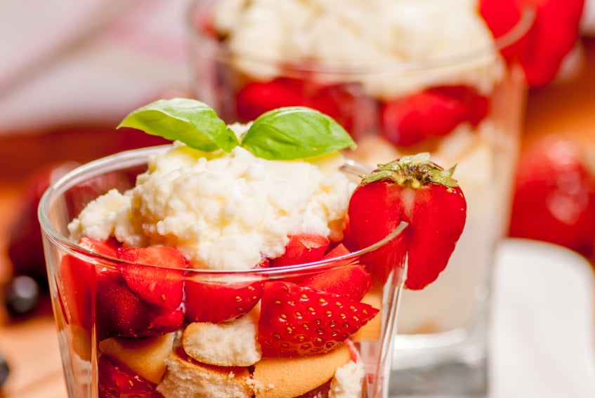 Strawberry trifle