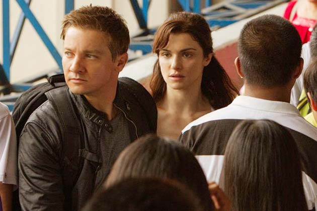 Jeremy Renner and Rachel Weisz in 'The Bourne Legacy.'