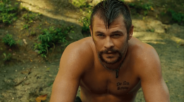 Chris Hemsworth in A Perfect Getaway Chris Hemsworth in A Perfect Getaway