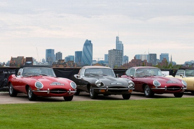 Three Jaguar E-Types