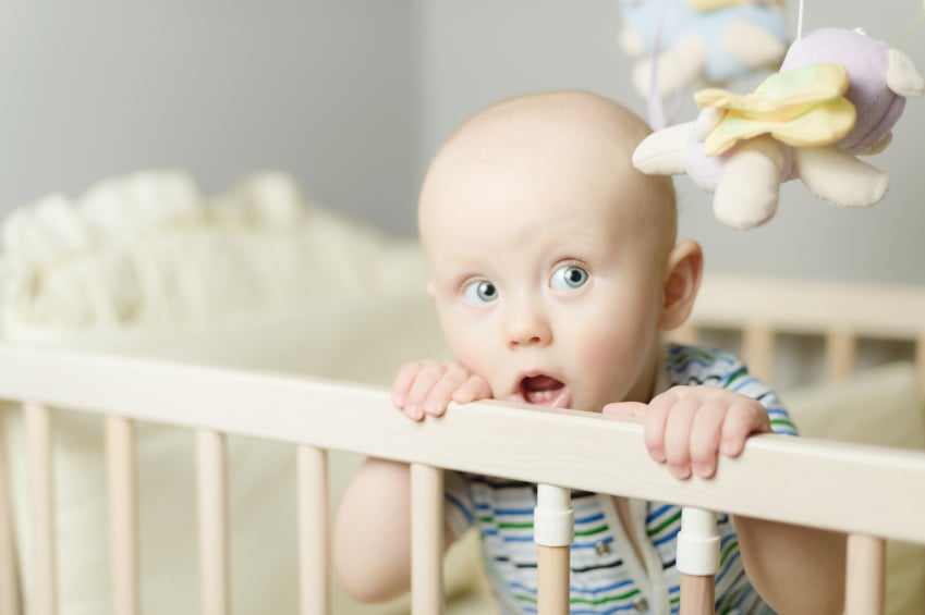 baby in crib 