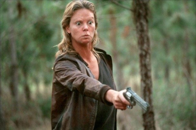 Charlize Theron as Eileen Wuornos in 'Monster.'