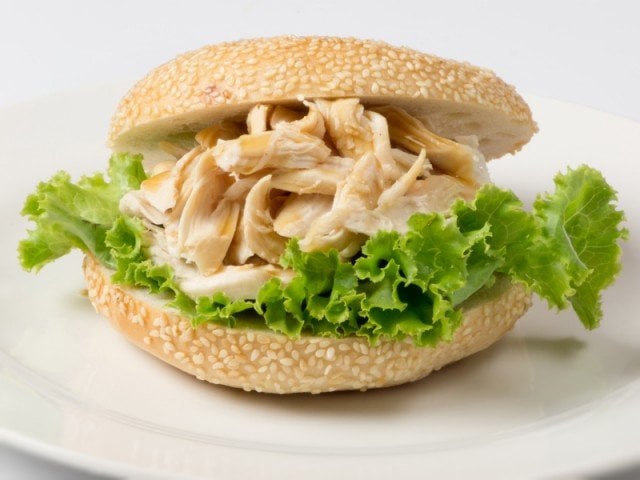 Bacon-ranch chicken melt