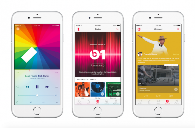 Apple Music app on iPhone 6