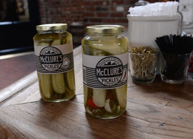 McClure's Pickles in jars