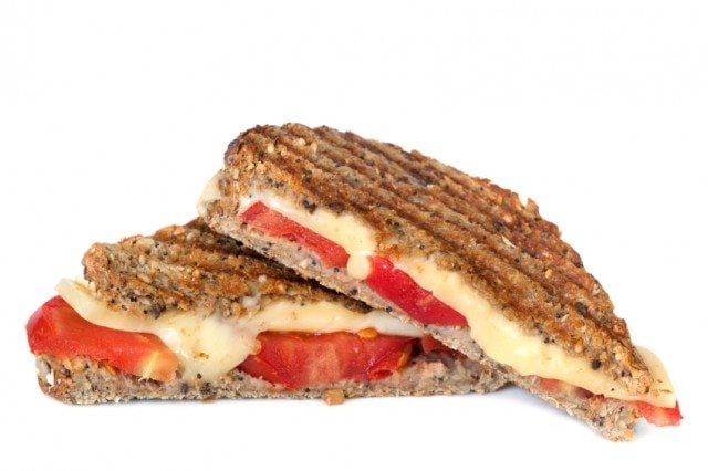 grilled cheese and tomato sandwich