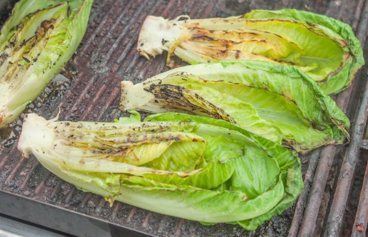 grilled romaine