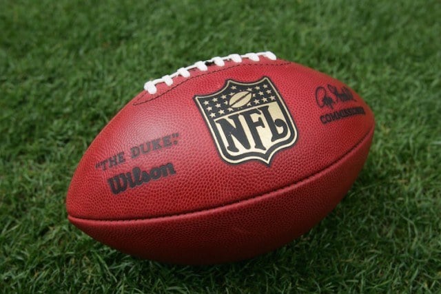 Football on field Football on field