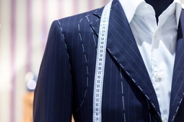 suit on mannequin