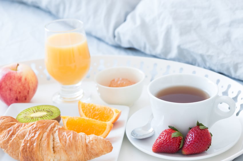 breakfast in bed