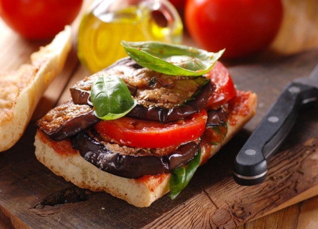 grilled eggplant sandwich