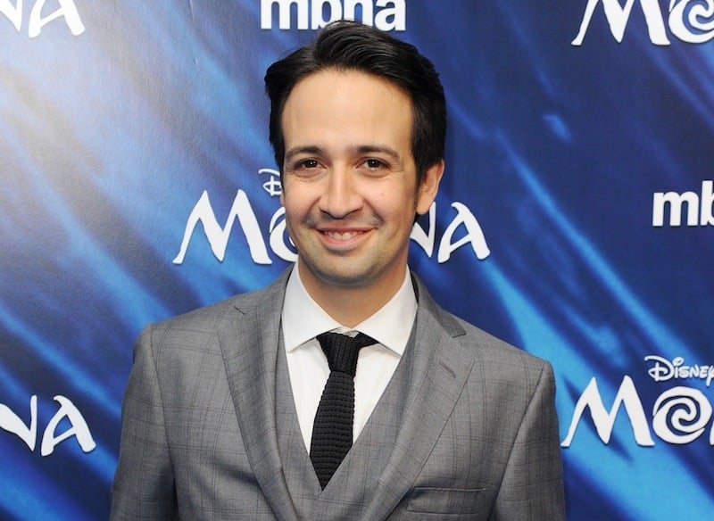 Lin Manuel Miranda at Moana premier.