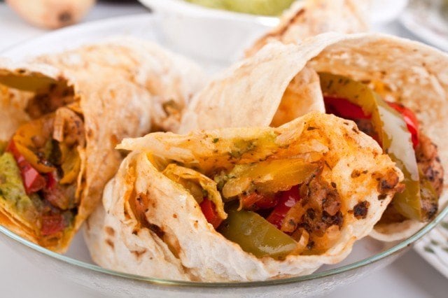 chicken fajitas