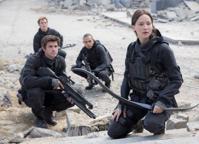 Jennifer Lawrence stars as Katniss Everdeen in 'The Hunger Games: Mockingjay -- Part 2.'
