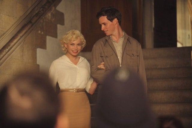 Michelle Williams and Eddie Redmayne in My Week with Marilyn